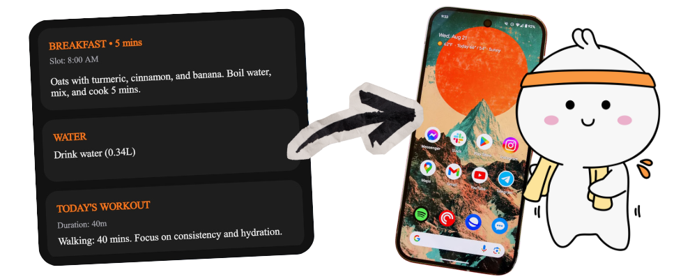 Widget preview